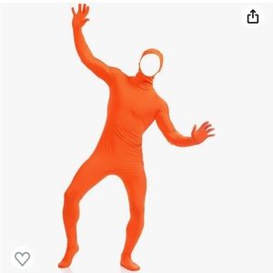 Orange faceless morph suite size small